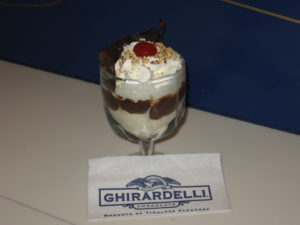 Ghirardelli Soda Fountain and Chocolate Shop ice cream