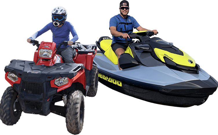 atv and jet ski